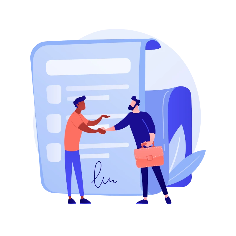 Contact form illustration