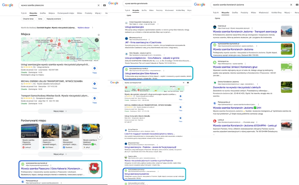 Usługi Asenizacyjne R. Szymański — screenshot 1